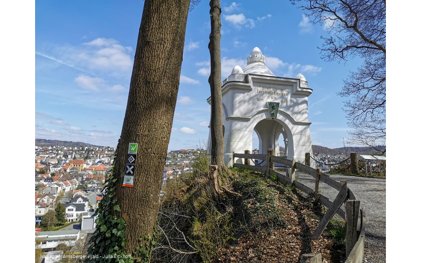 Ehmsendenkmal Sauerland-Waldroute Arnsberg
