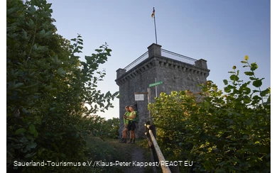 Buttenturm - Wanderer