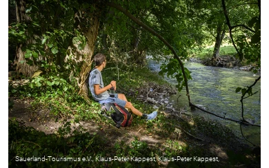 Pause an der Hönne