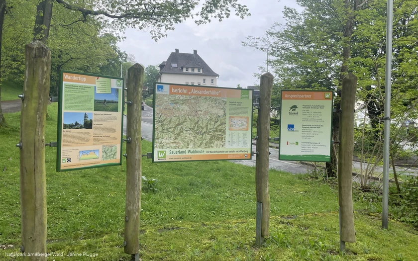 Tor zur Waldroute Iserlohn Alexanderhöhe
