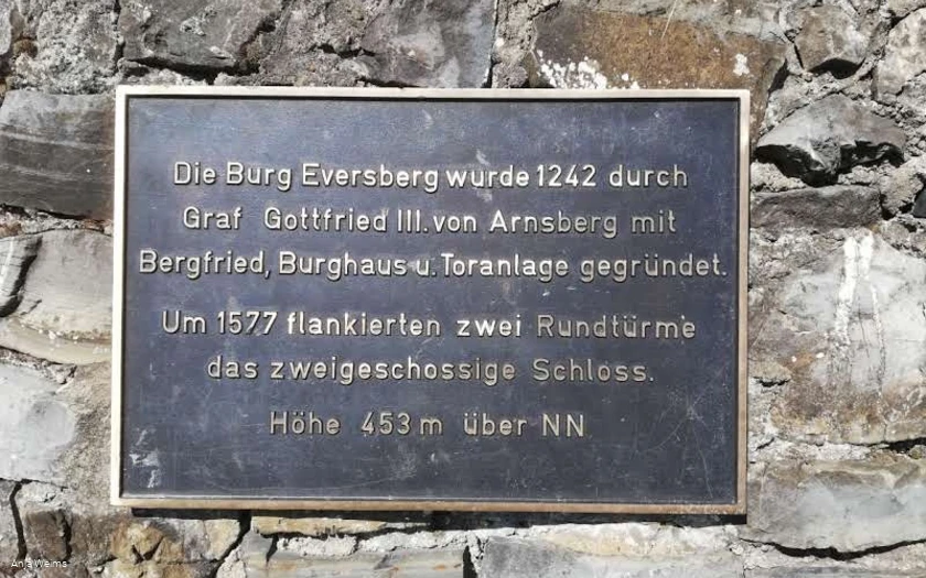 Brugruine Eversberg Info Brugruine Eversberg Info