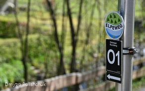 Wegweiser Ostwiger Rundweg & Elpeweg