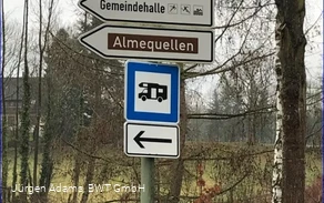 Stellplätze Alme