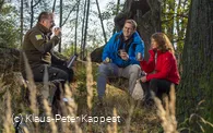 Gemeinsame Pause mit Ranger