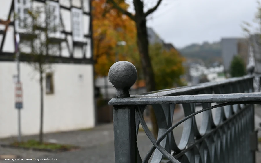 Eversberg - Altstadtpfad - Ausblick auf die Mittelstraße