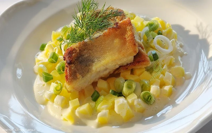 Zanderfilet im Hotel Waldhaus Föckinghausen