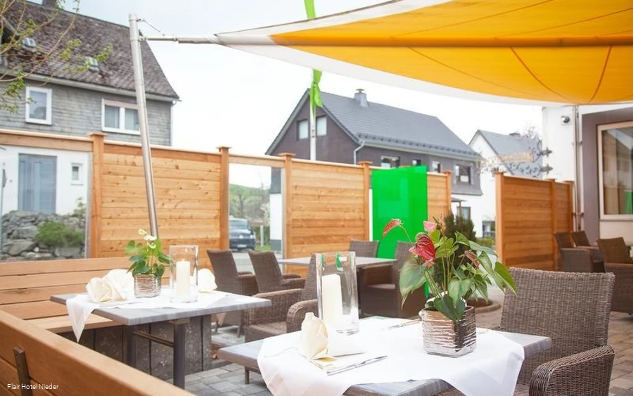 Biergarten - Gartenwirtschaft Hotel Nieder, Ostwig