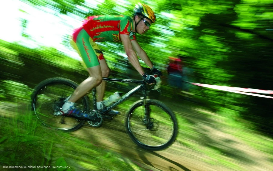 Mountainbiker Bike Bikearena Sauerland