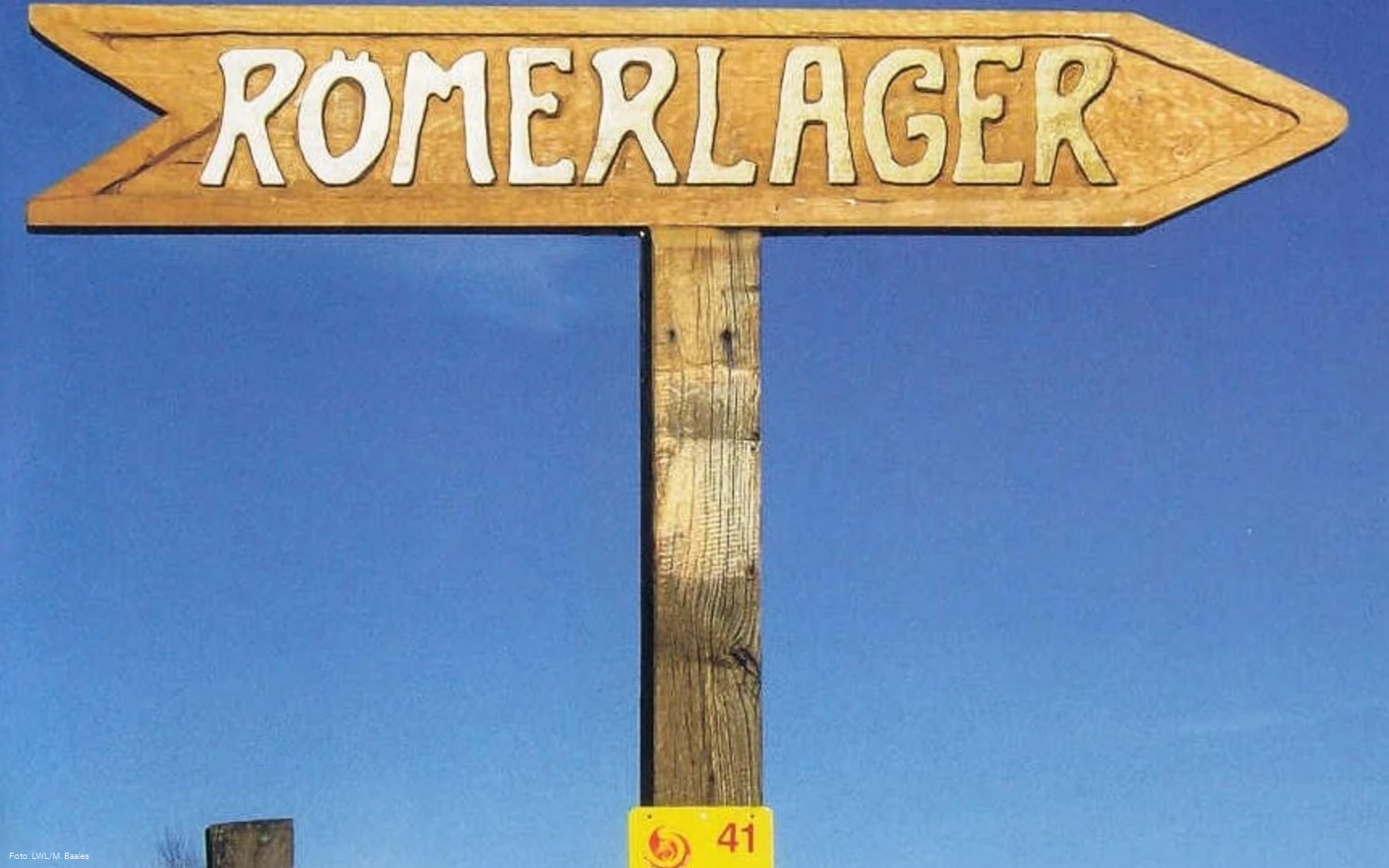 Wegweiser zum Römerlager