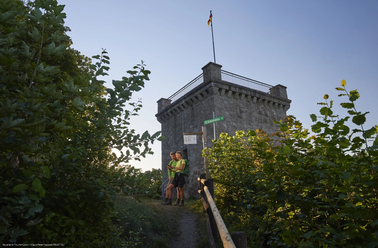 Buttenturm - Wanderer