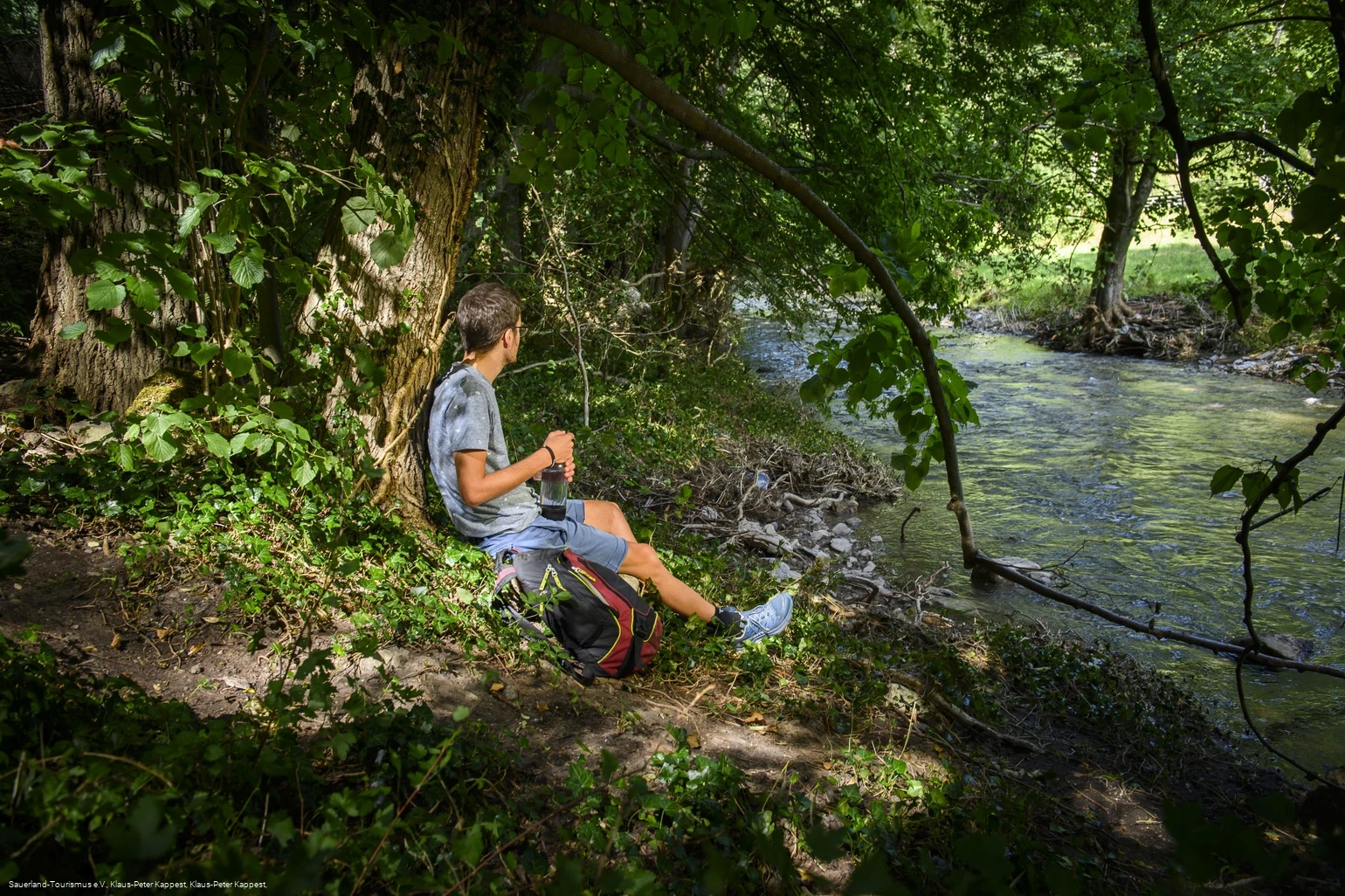 Pause an der Hönne