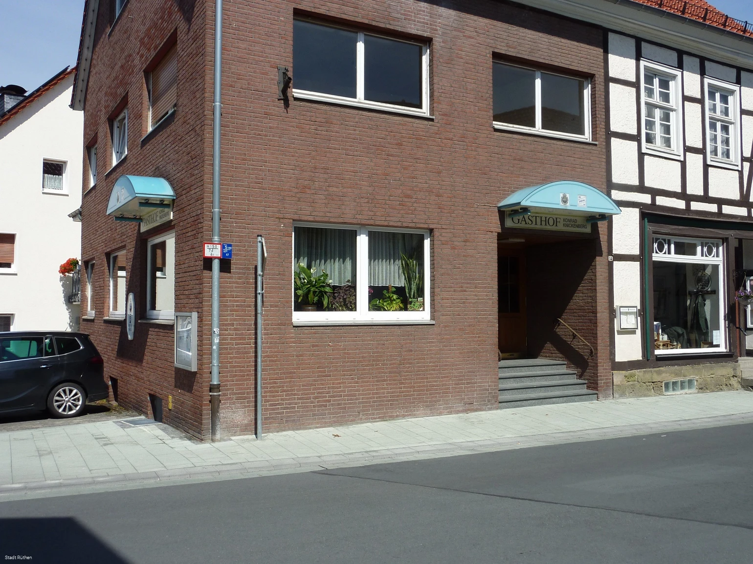 Außenansicht Gasthof Konrad Knickenberg