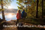 Sonnenaufgang am Möhnesee