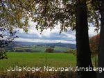 Blick auf das Bergdorf Kallenhardt