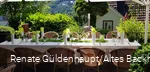 Biergarten gedeckter Tisch